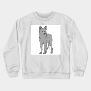 grey Wolf Crewneck Sweatshirt